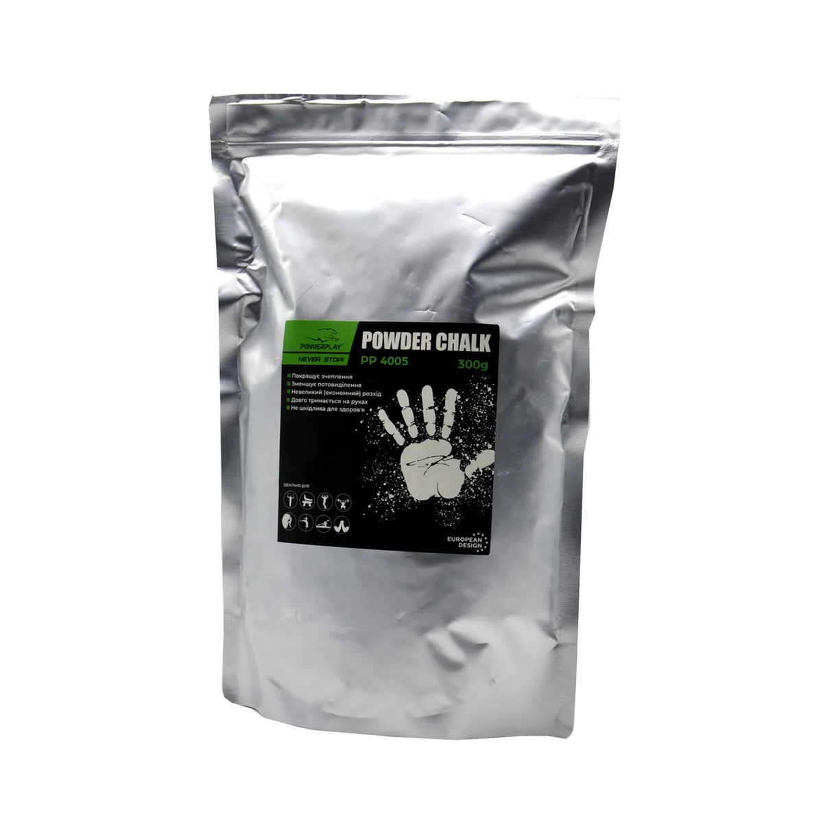 Спортивна магнезія Active Point magnesium carbonate 300 г біла