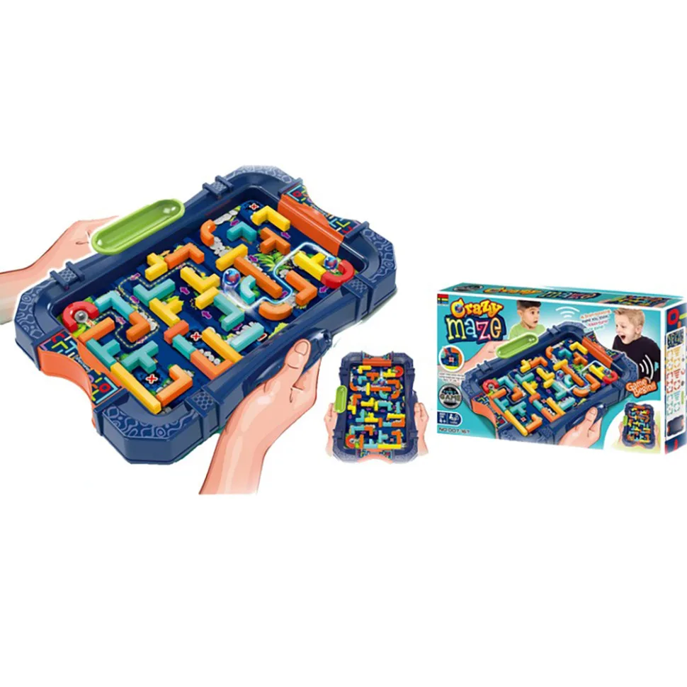 Настольная игра Лабиринт Балансир 007-167 для 2-х игроков 43х27х6,5 см комбинированный материал разные цвета
