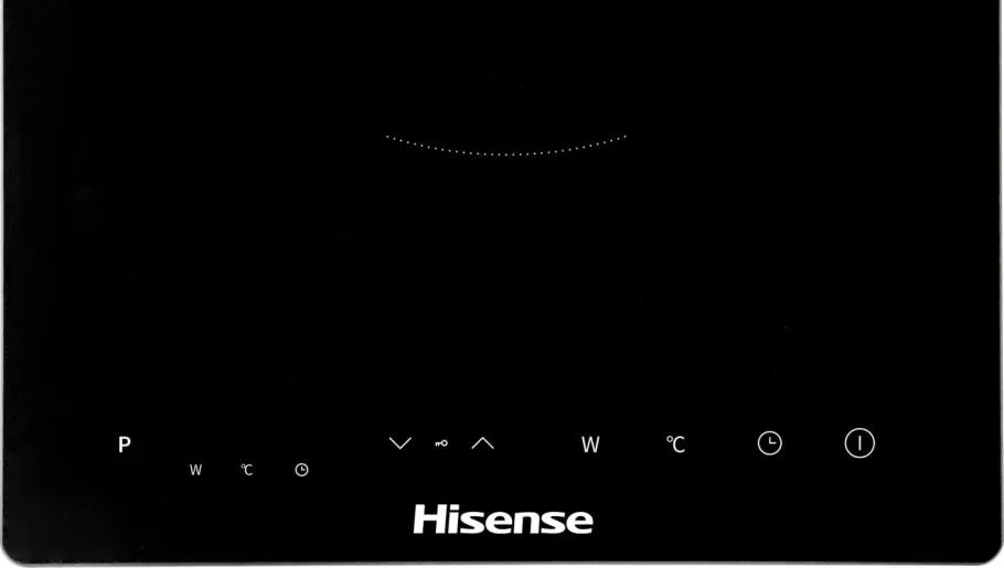 Індукційна плита Hisense 2000 Вт 1 конфорка чорна склокераміка 29х36 см