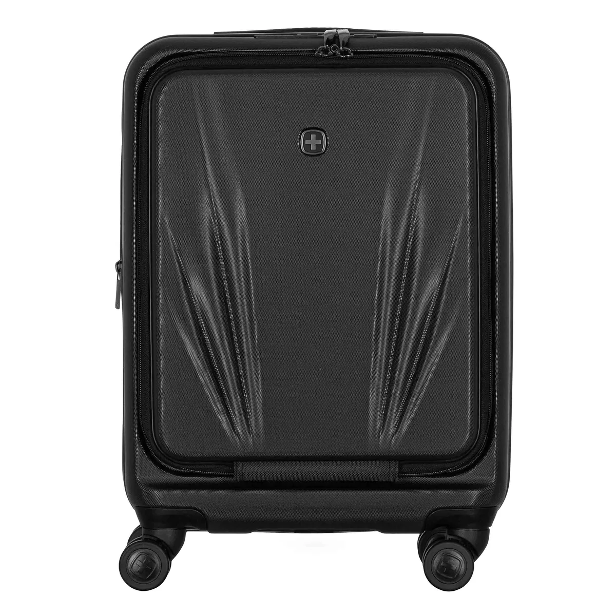 Валіза Wenger Skyon Hardside Carry-On, мала, з відсіком для н/б 16", полікарбонат, TSA, 4 колеса, розширення, USB, чорний
