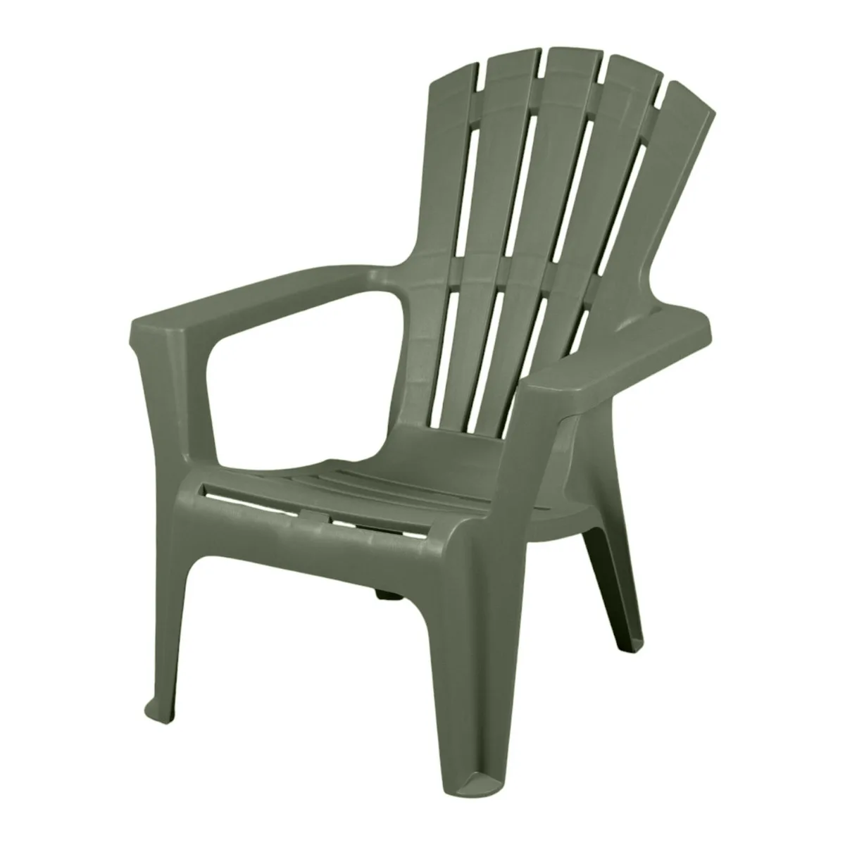 Садовий стілець пластиковий 54х60х90 см зелений