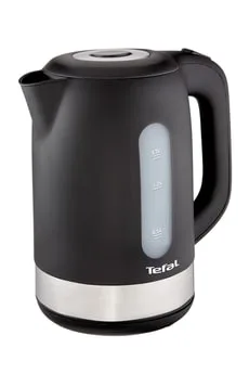 Электрочайник Tefal Snow 17л, Strix, пластиковый, серебристый с черными акцентами