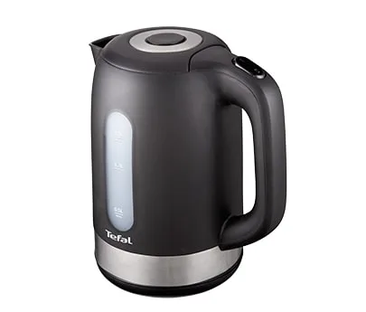 Электрочайник Tefal Snow 17л, Strix, пластиковый, серебристый с черными акцентами