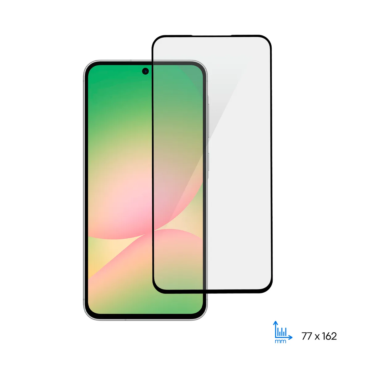 Захисне скло 2E для Samsung Galaxy A56 5G (A566), 2.5D FCFG, (1 Pack), чорна рамка