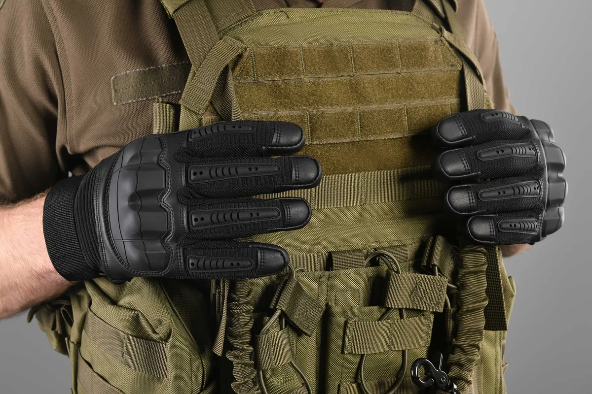 Рукавички тактичні 2E, Sensor Touch L, чорні