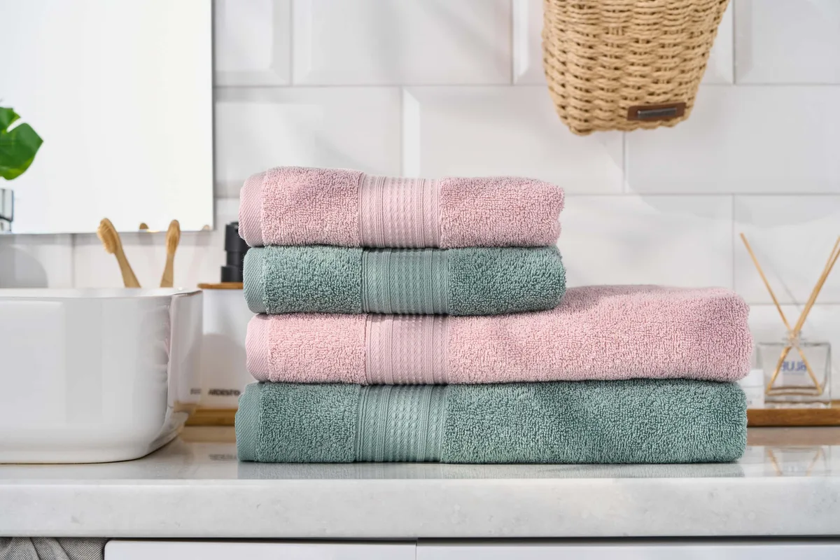 Полотенце махровое ARDESTO SuperSoft 50х90см розовый 100% хлопок для ванны и душа мягкий полотенце