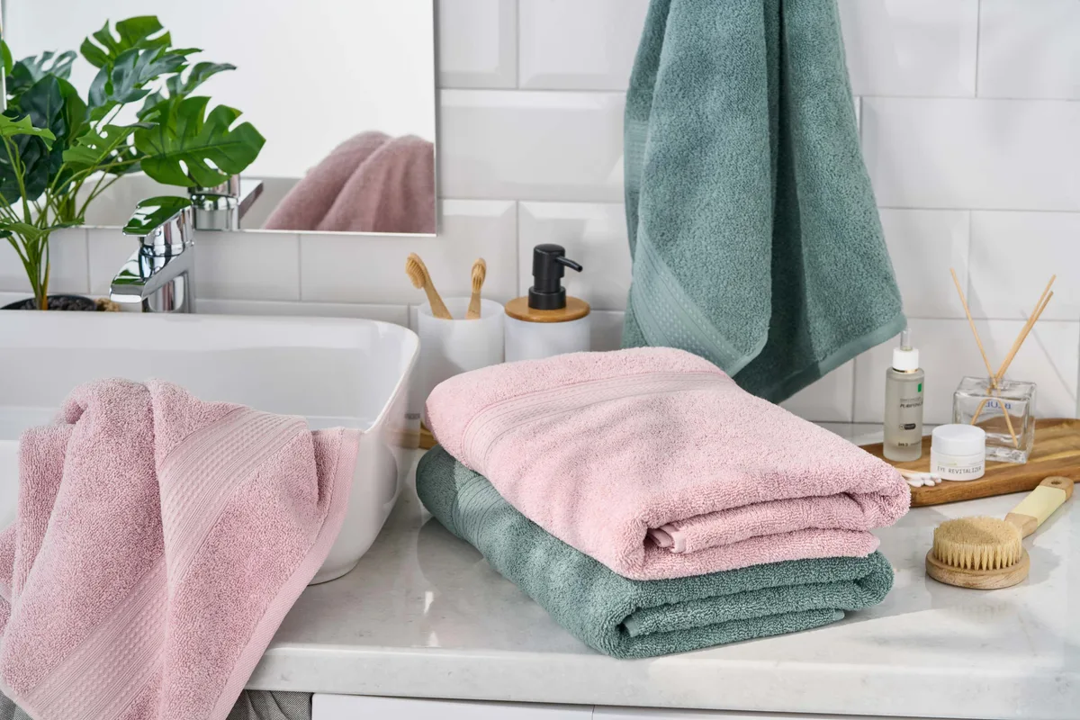 Полотенце махровое ARDESTO SuperSoft 50х90см розовый 100% хлопок для ванны и душа мягкий полотенце
