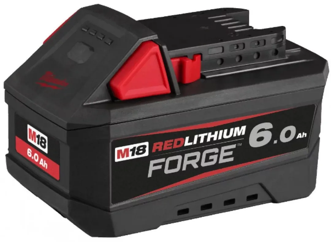 Акумулятор Milwaukee Redlithium Forge 6А·год 18В легкий акумулятор для інструментів швидка зарядка