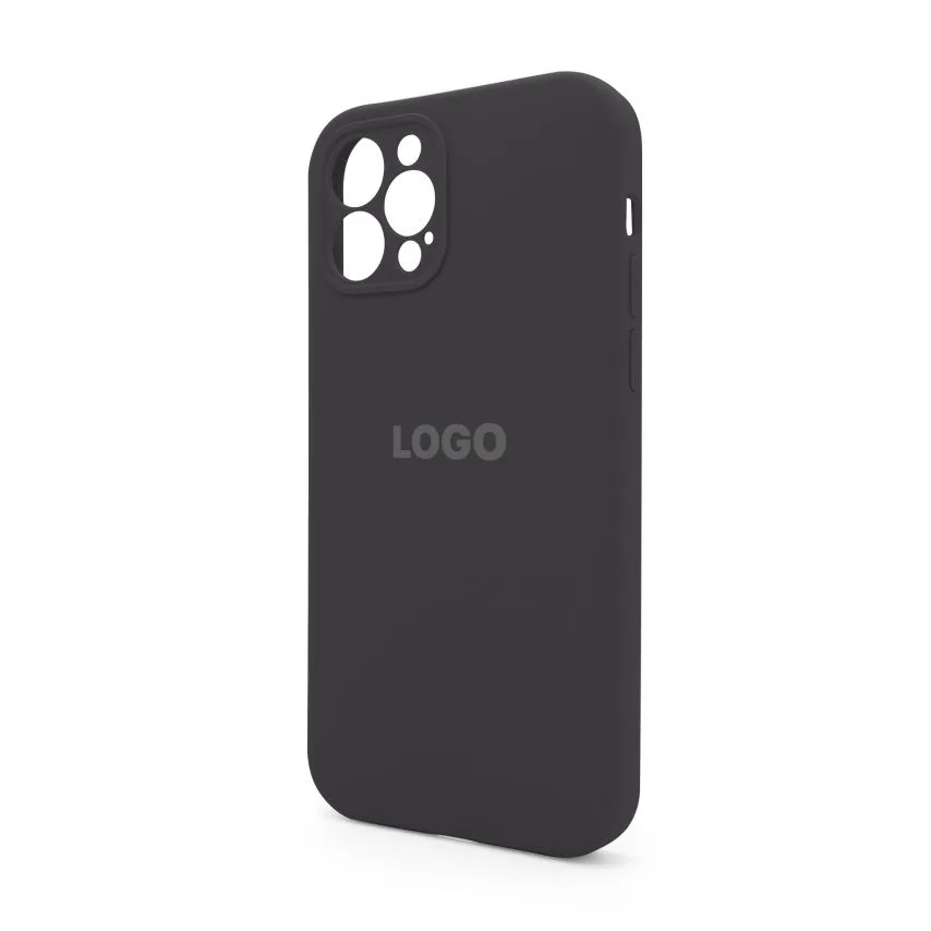 Силіконовий чохол для Apple iPhone 12 Pro 15 см сірий закрита камера
