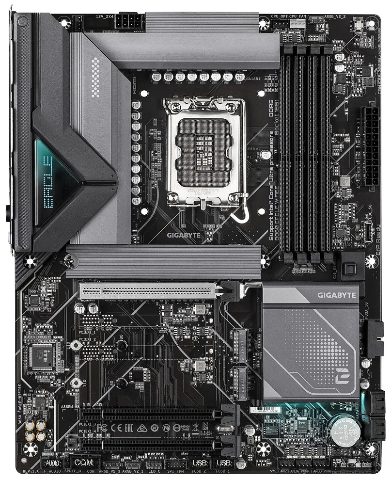 Материнська плата GIGABYTE B860 EAGLE WIFI6E s1851 B860 4xDDR5 M.2 HDMI DP Wi-Fi BT ATX