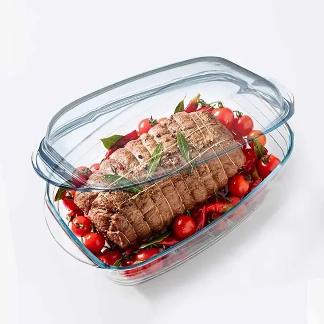 Каструля O Cuisine боросилікатне скло 33х20 см 4,8 л з кришкою