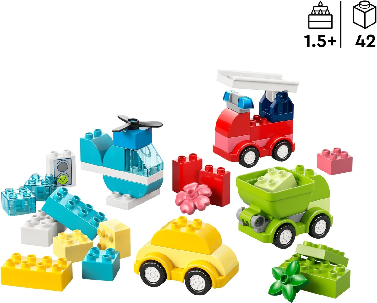 Конструктор LEGO DUPLO My First Творчі транспортні засоби