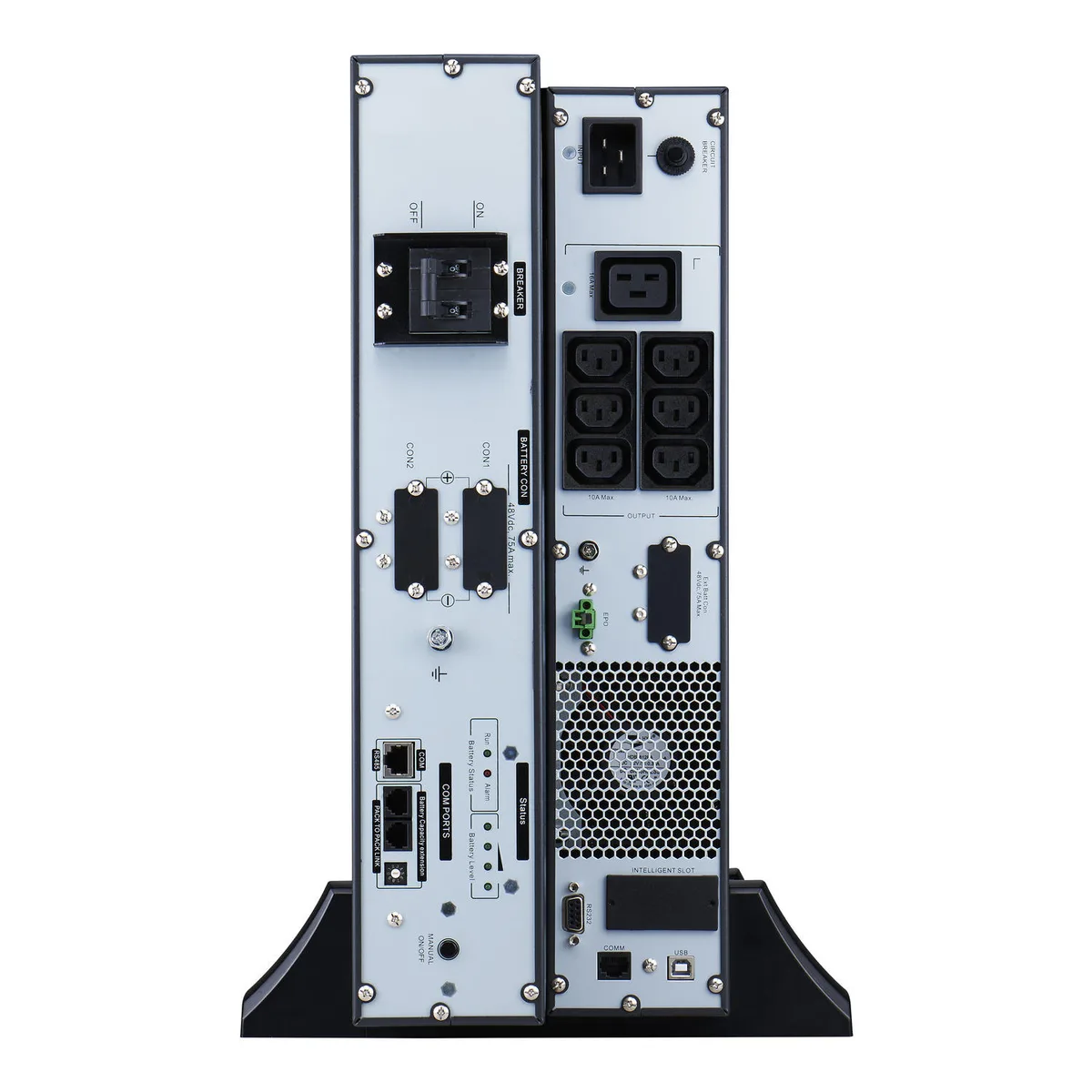 Джерело безперебійного живлення APC Easy UPS On-Line Li-Ion SRVL 3000VA/2700W, LCD, USB, RS232, RT 4U, Extended runtime, 6хC13 + 1хC19