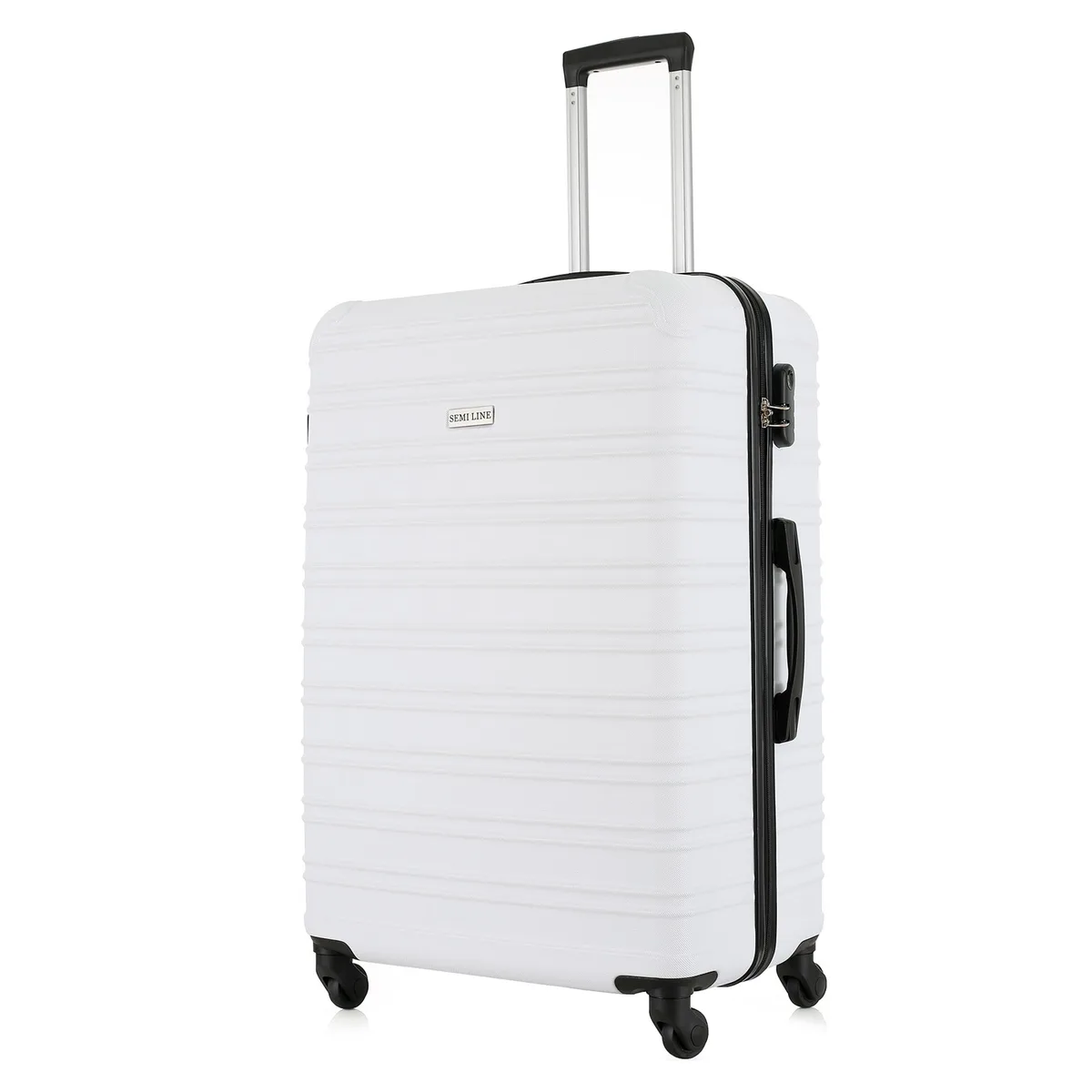 Валіза ABS-пластик 28" біла великий 96 л