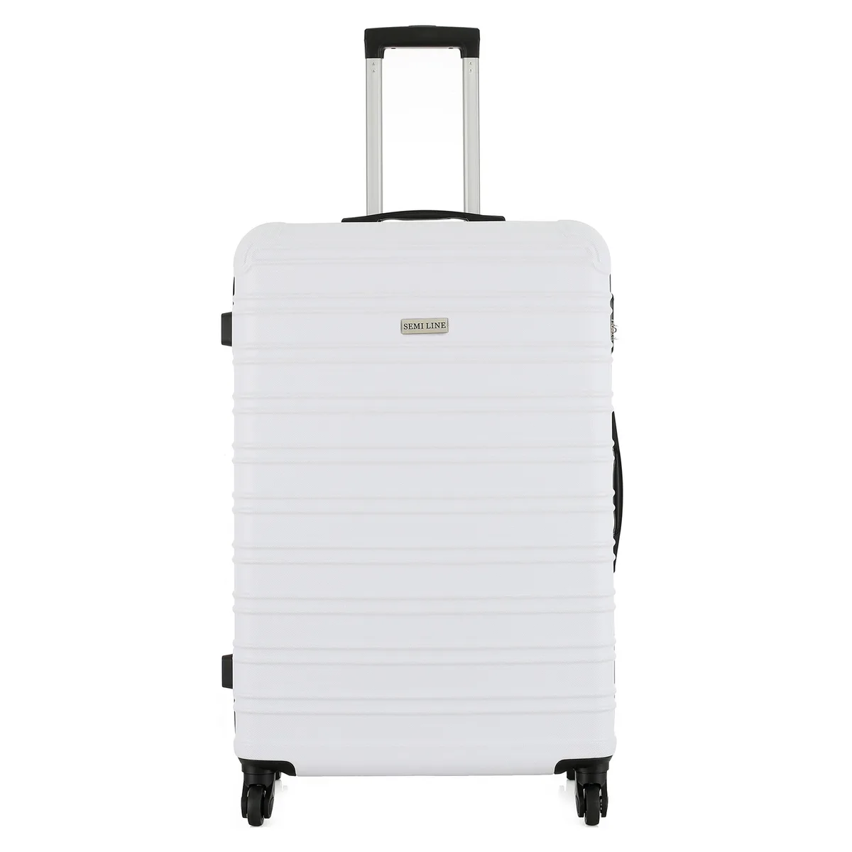 Валіза ABS-пластик 28" біла великий 96 л