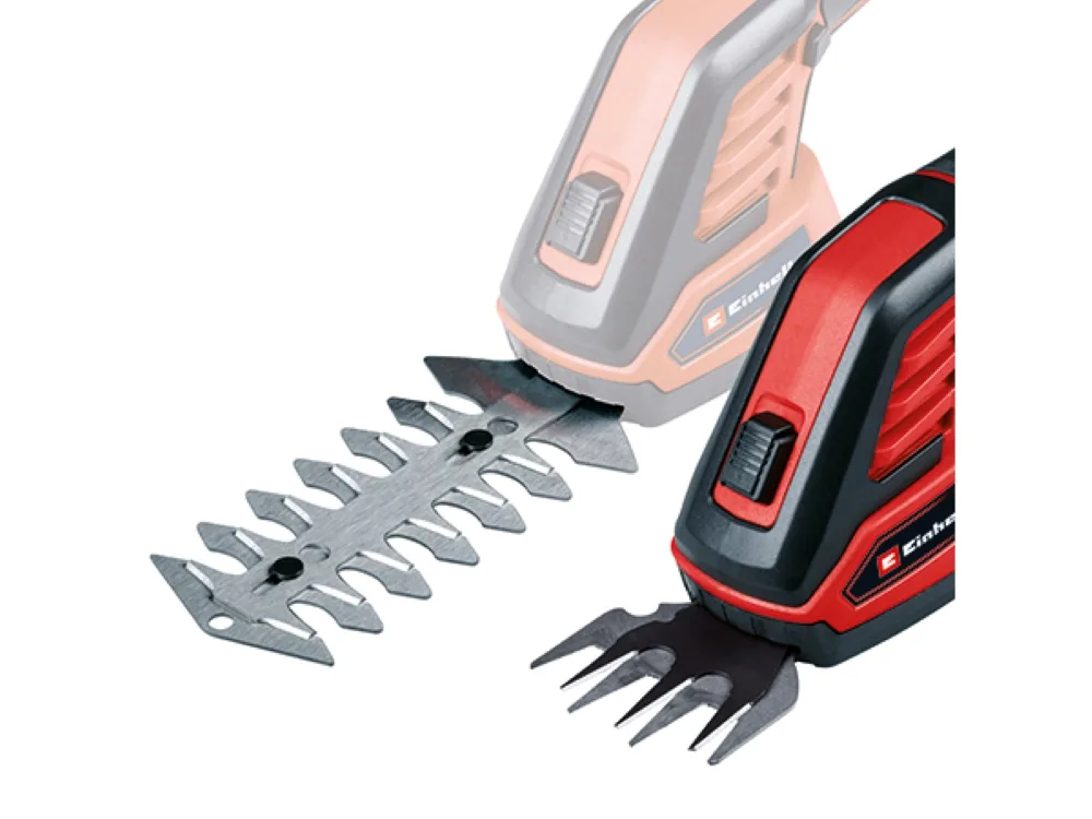 Акумуляторні ножиці для стрижки трави та кущів Einhell GC-CG 36/70 Li, 3.6 В, 1х2 А·год, різання 7/11 см, крок різу 8 мм, телескоп