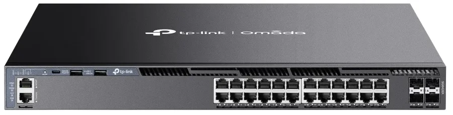 Комутатор TP-LINK SG6428X 24xGE, 4xSFP+, Керований L3