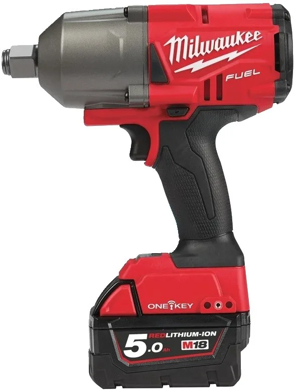 Акумуляторний гайковерт Milwaukee M18 FUEL ONE-KEY 18В, високомоментний, 702-1627 Нм, 0-1800 об/хв, 3/4", 3.5 кг, без акумулятора.