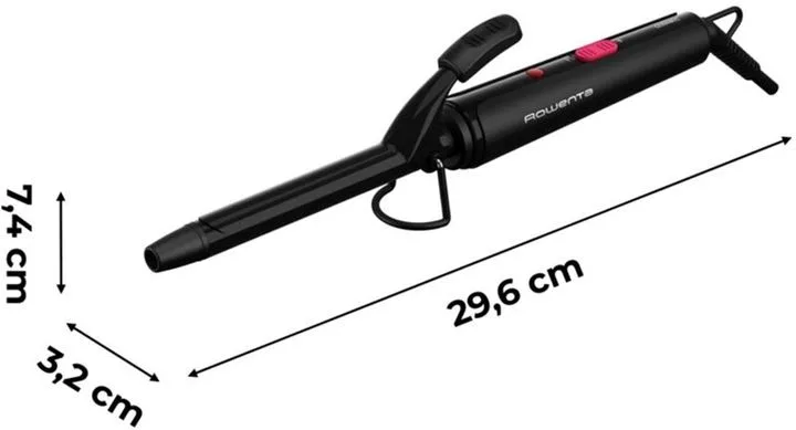 Плайка Rowenta Curling Tong 25 Вт 16 мм 180 ° C кераміка чорна