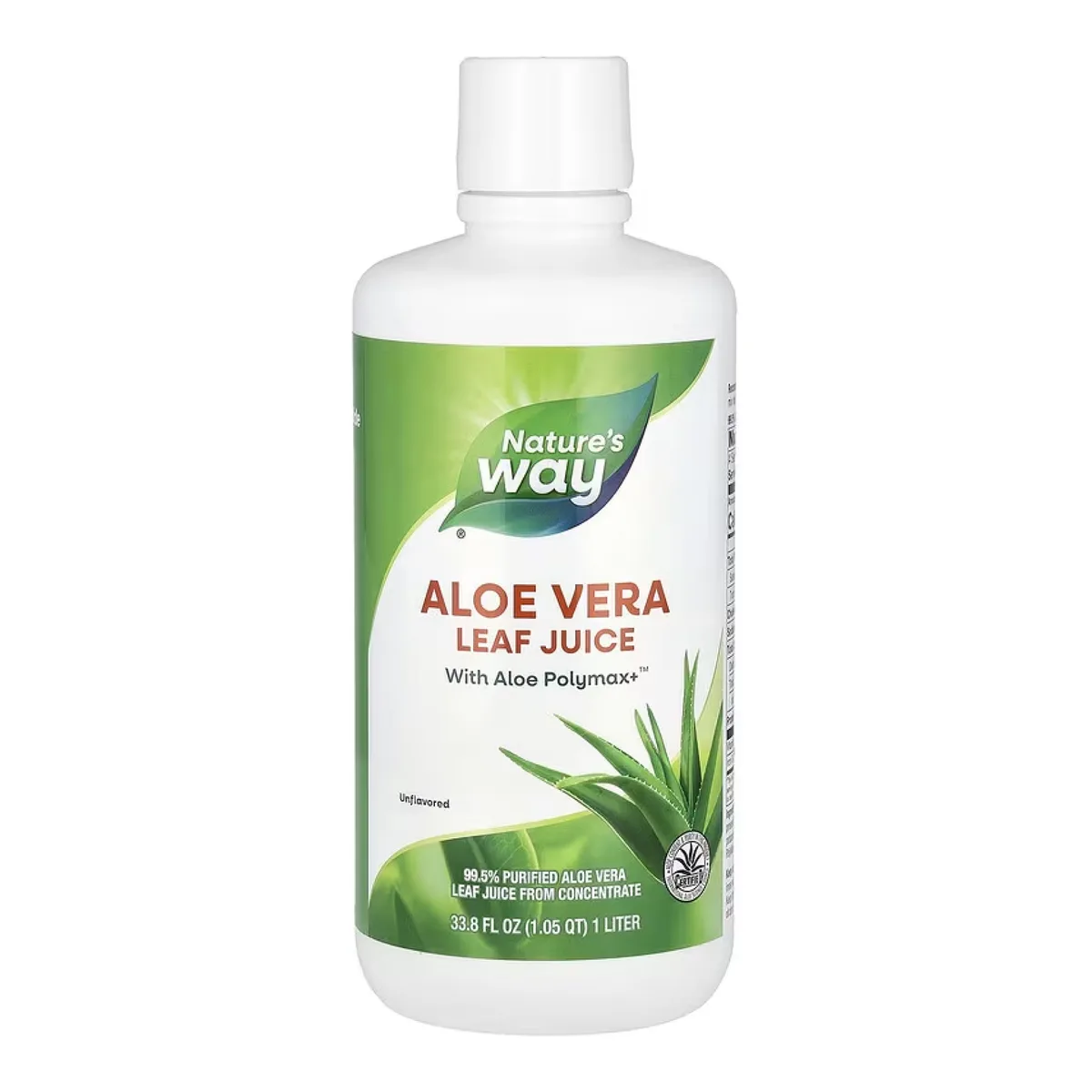 Сік алое вера Nature's Way 1000 мл чистий 99,5% Полісахарид Aloe Polymax+