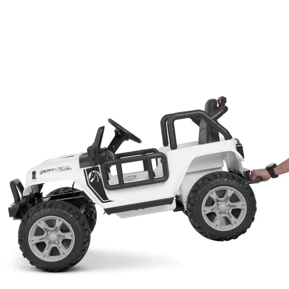 Дитячий електромобіль Bambi Racer шкіра 113 см червоний