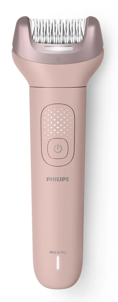 Епілятор Philips пінцетний акумуляторний рожевий для сухої та вологої епіляції 32 пінцети