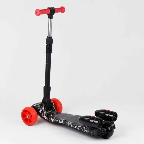 Самокат Best Scooter с парогенератором и музыкой для детей с дымом и складным рулем.