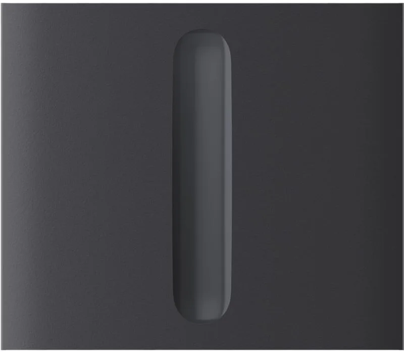 Кнопка центральна для одноклавішного вертикального вимикача димера Ajax CenterButton Dimmer Vertical 1-gang 2-way for LightSwitch, Jeweler, бездротовий, graphite