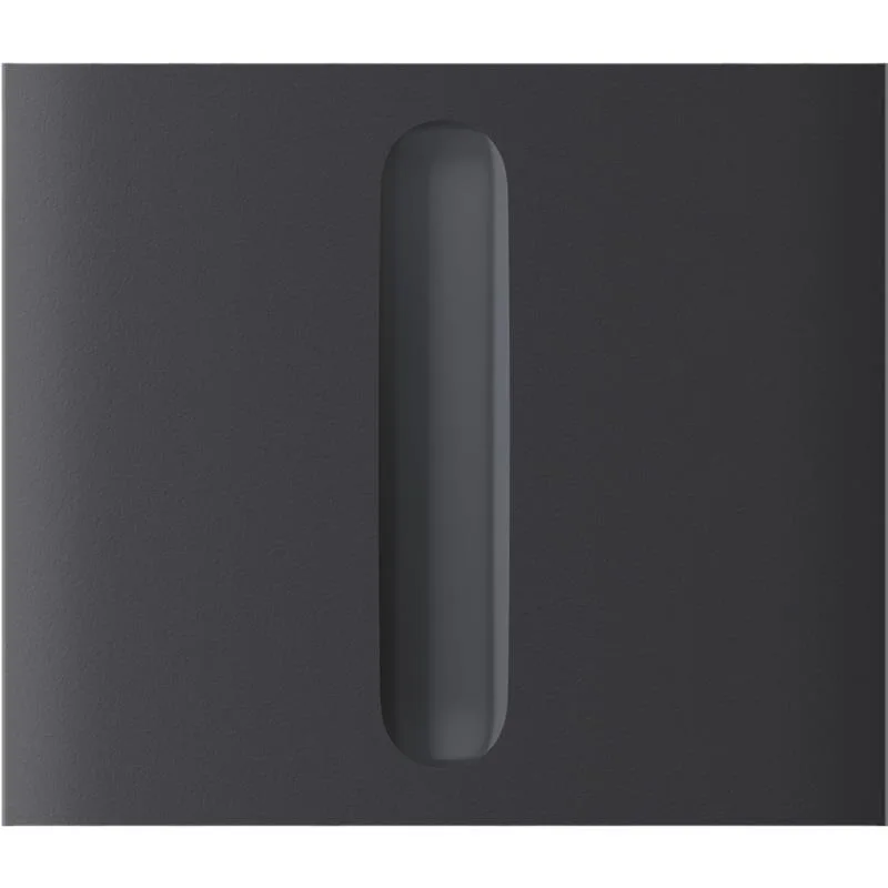 Кнопка центральна для одноклавішного вертикального вимикача димера Ajax CenterButton Dimmer Vertical 1-gang 2-way for LightSwitch, Jeweler, бездротовий, graphite