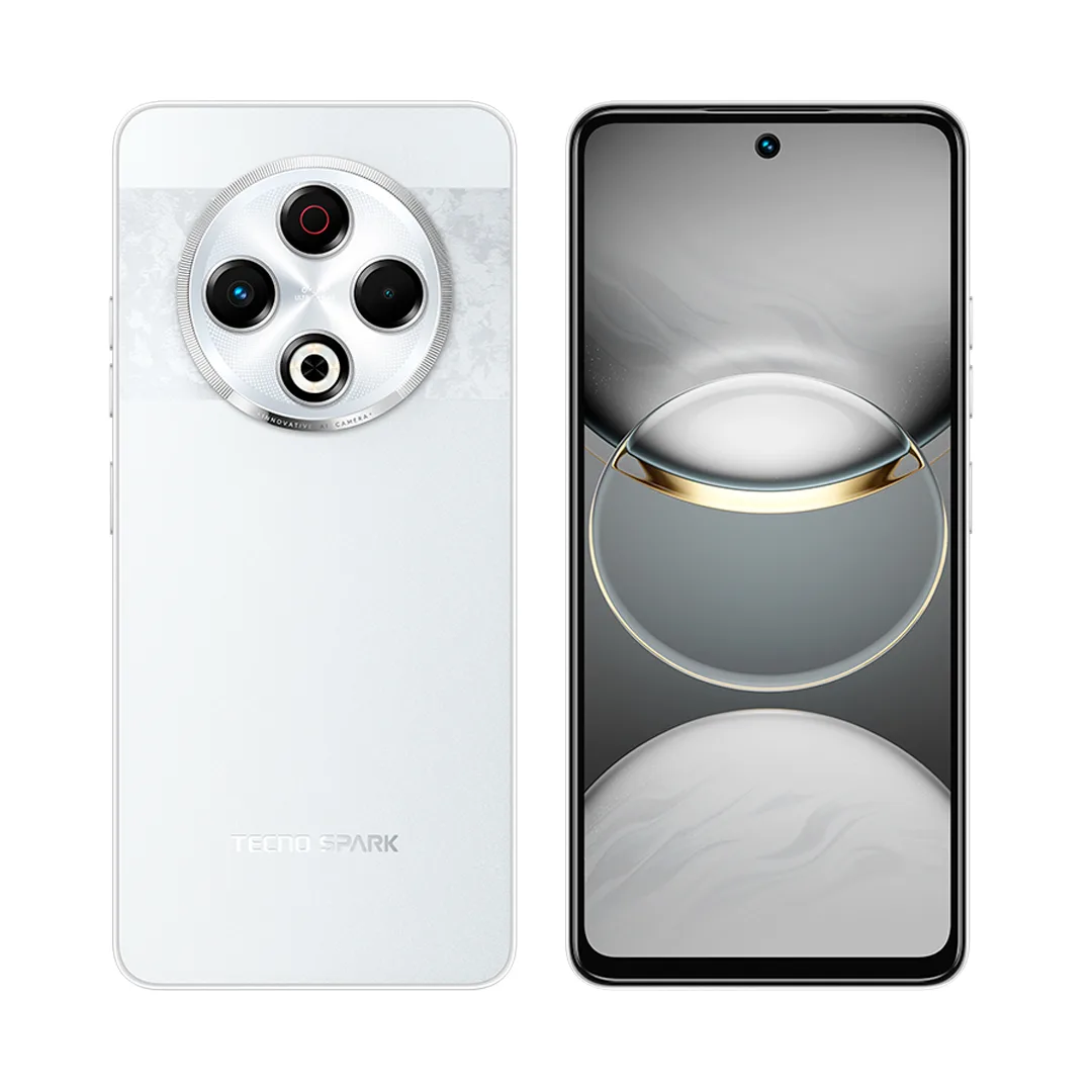 Смартфон TECNO Spark 30 (KL6) 6.78" 8/128ГБ, 2SIM, 5000мА•год, Astral Ice