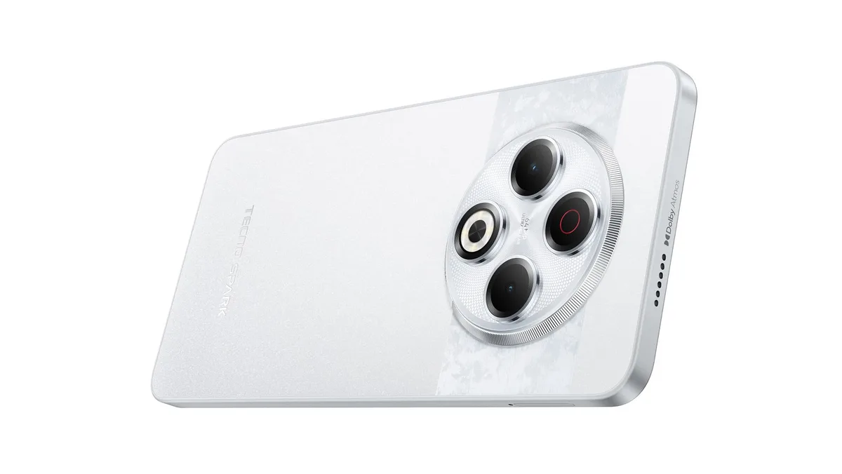 Смартфон TECNO Spark 30 (KL6) 6.78" 8/128ГБ, 2SIM, 5000мА•год, Astral Ice