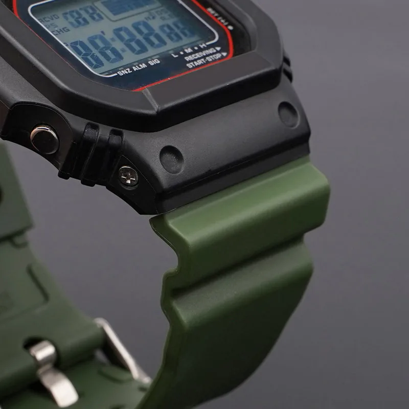 Ремінець Casio G-Shock Поліуретан 16 мм Сірий