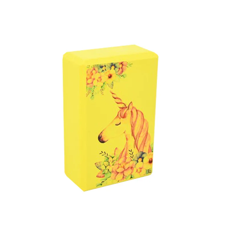 Блок для йоги Bambi EVA 23х15х7,5 см Жовтий