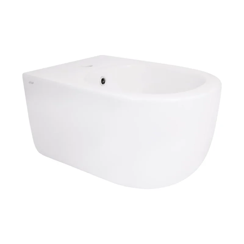 Біде підвісне Qtap Taurus 515x360x350 мм кераміка біле
