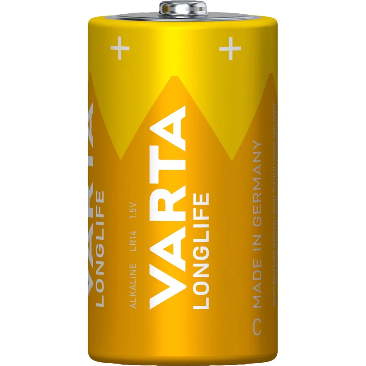 Батарейка Varta Longlife лужна C(LR14) блістер, 2шт