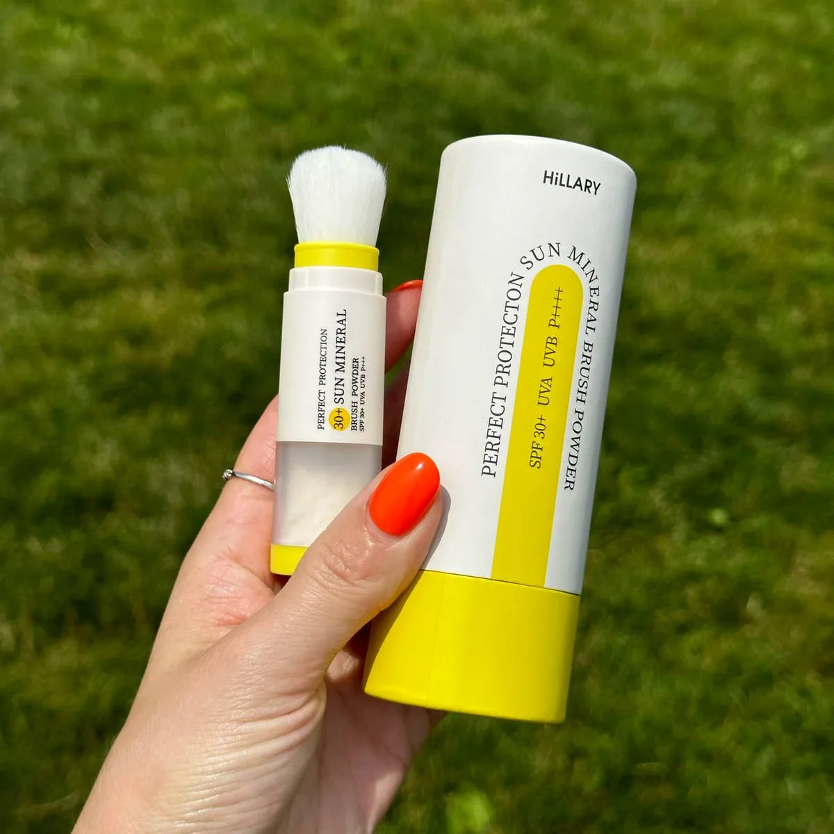 Сонцезахисна мінеральна пудра прозора з SPF 50 + Сонцезахисний крем для обличчя SPF 50+