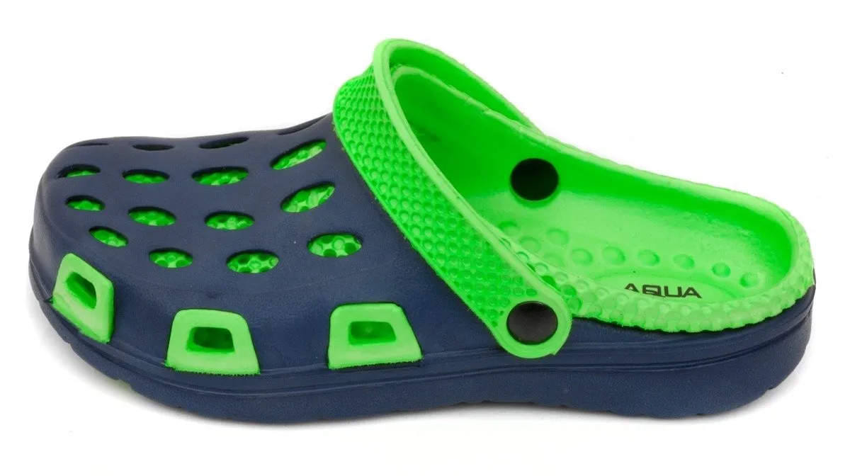 Крокси AQUA SPEED EVA 25 синій зелений для плавання