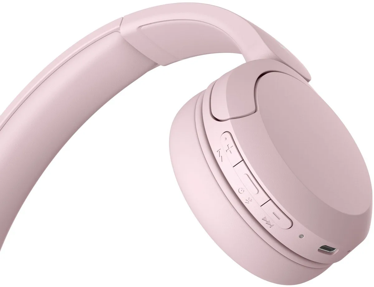 Наушники беспроводные Sony закрытые розовые 147 г