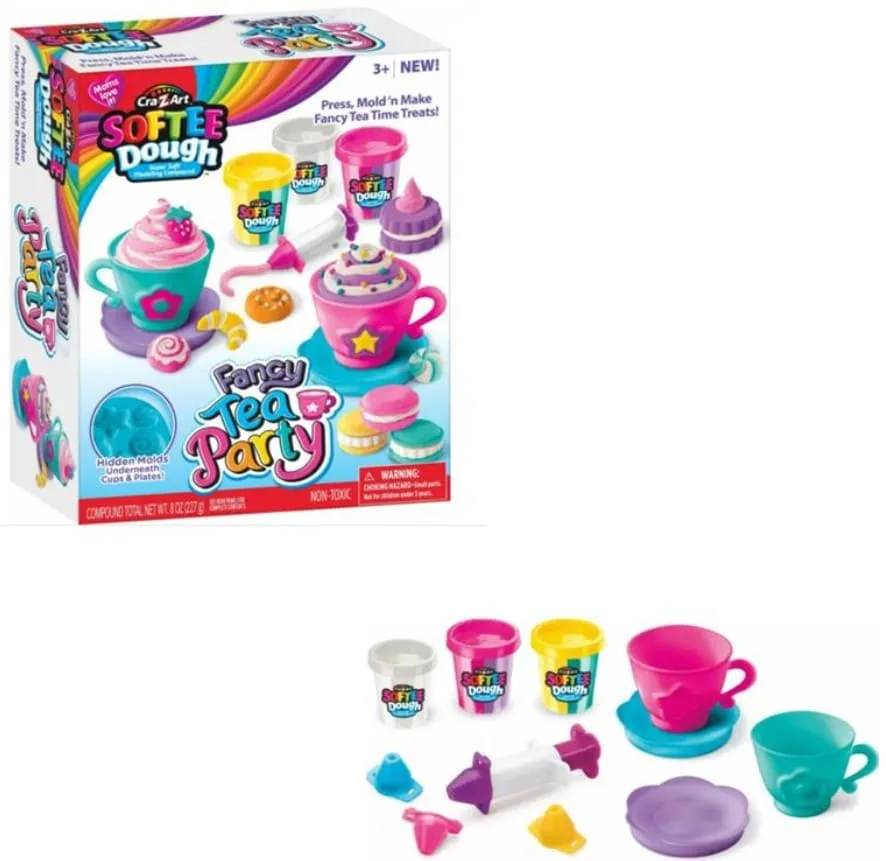 Тісто для ліплення Cra-Z-Art Softee Dough 10од кольорове для творчості 3+