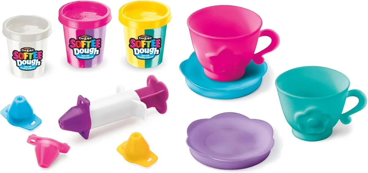 Тісто для ліплення Cra-Z-Art Softee Dough 10од кольорове для творчості 3+