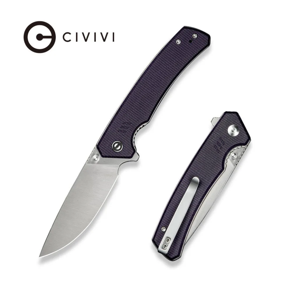 Складаний ніж Civivi 83,2 мм 14C28N Micarta чорний