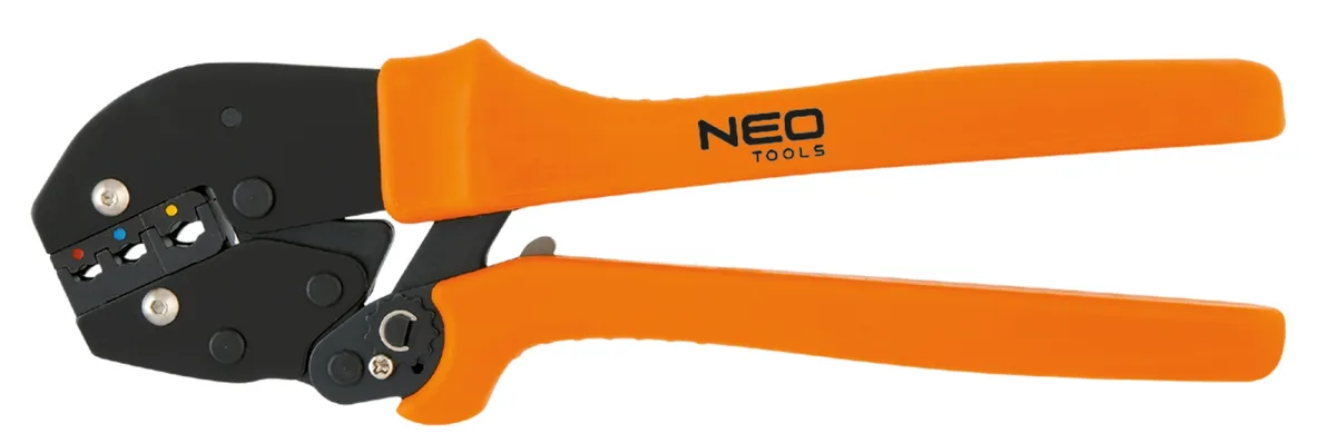 Обтискні кліщі Neo Tools для наконечників 0.25-6мм2, довжина 250мм.