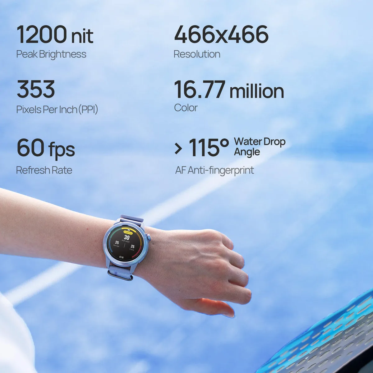 Смарт-годинник Mibro AMOLED 46мм темно-сірий 1.32" 5ATM GPS Bluetooth 5.3