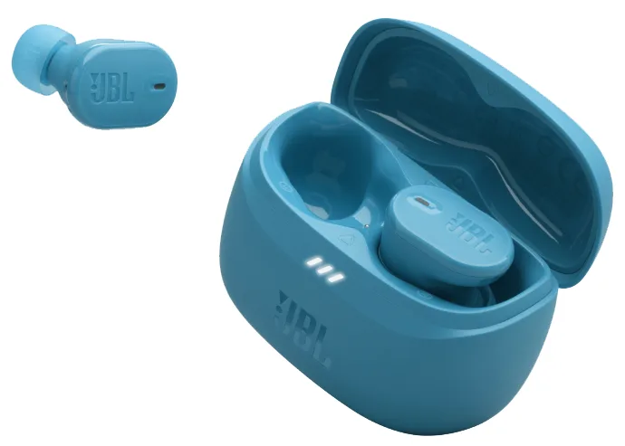 Гарнітура JBL Бездротові вакуумні навушники 10,4 мм Бірюзові IP54