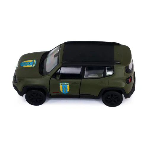 Машинка металлическая TechnoDrive JEEP Renegade для коллекции Шевроны Героев модель для детей