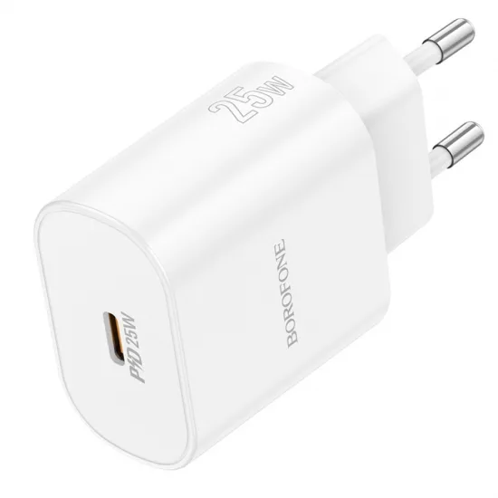 Сетевое зарядное устройство Borofone USB-C 25W белый