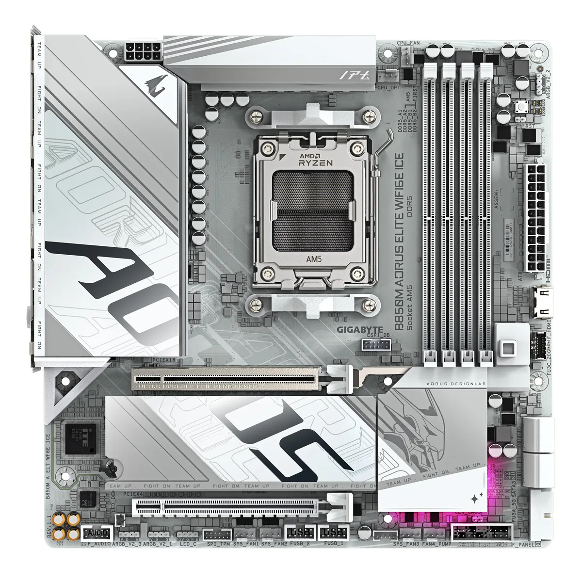 Материнська плата Gigabyte B850M AM5 mATX DDR5 Wi-Fi 6E Bluetooth 5.3