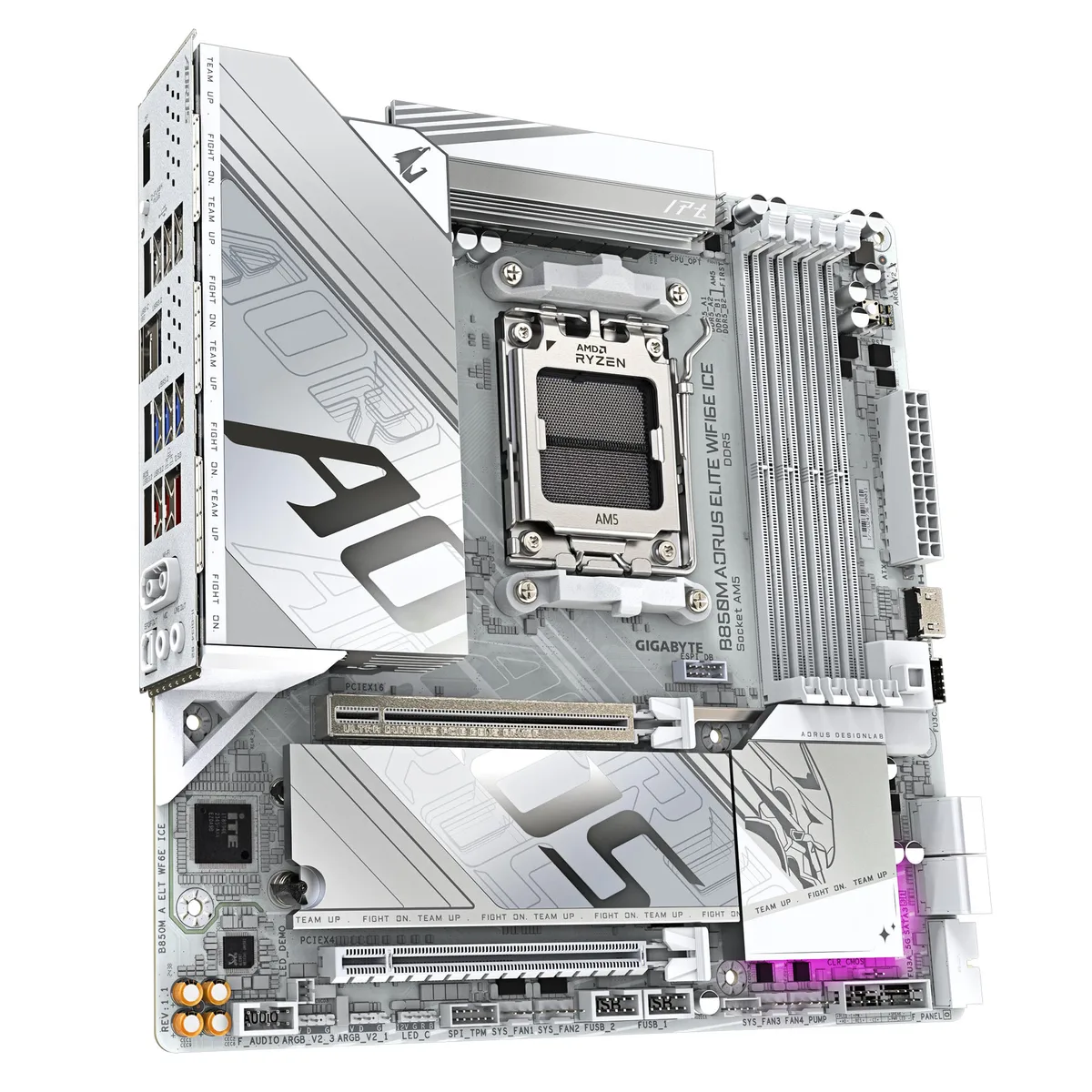 Материнська плата Gigabyte B850M AM5 mATX DDR5 Wi-Fi 6E Bluetooth 5.3