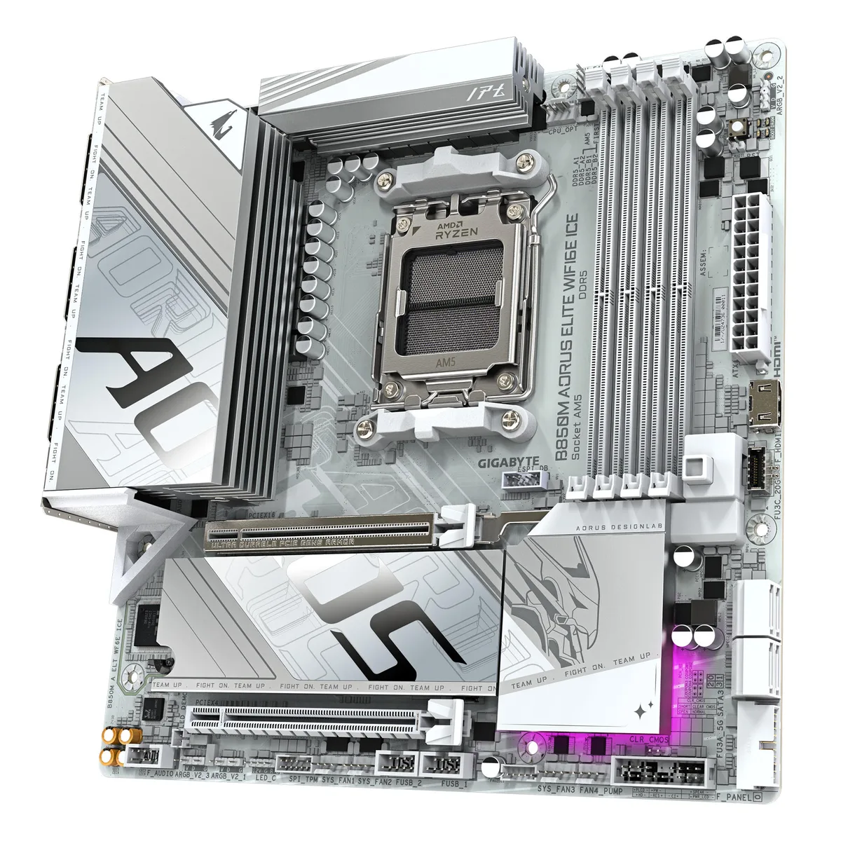 Материнська плата Gigabyte B850M AM5 mATX DDR5 Wi-Fi 6E Bluetooth 5.3