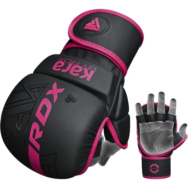 Рукавиці RDX Inc для ММА штучна шкіра L/XL рожеві